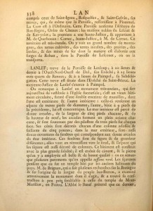 Ogée, "Dictionnaire historique et géographique de la province de Bretagne", 1778-1779